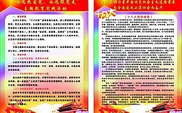 十八大宣传栏图片