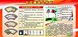 社區(qū)廉政公開欄圖片