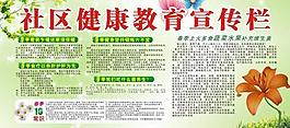 社区健康教育宣传栏图片