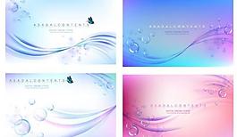 時尚花紋背景 時尚夢圖片