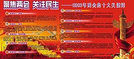 2013年兩會版報圖片
