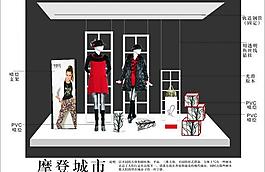冬季橱窗图片