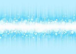 動感音符冬季背景圖片