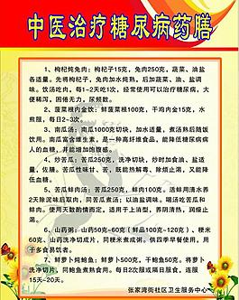 中醫治療糖尿病藥膳圖片
