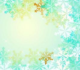 動感雪花背景圖片