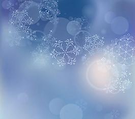 動感雪花背景圖片