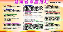 健康教育宣傳欄圖片