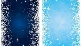 雪花背景矢量素材圖片