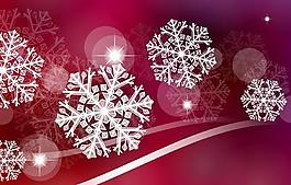 動(dòng)感雪花背景圖片