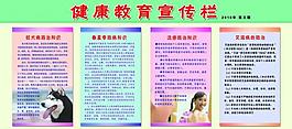 健康教育宣傳欄8 psd圖片