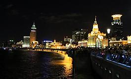外滩夜景图片