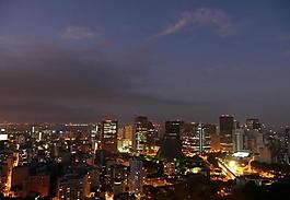 城市夜景圖片