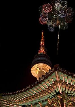 城市夜景圖片