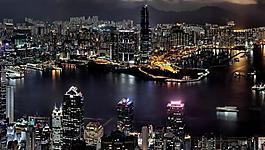 城市夜景圖片