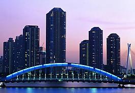 城市夜景圖片