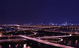 城市夜景圖片