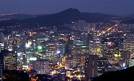 城市夜景圖片
