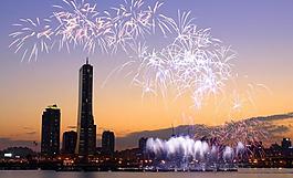 城市夜景圖片