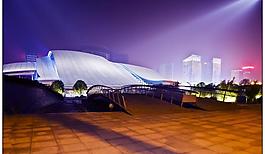 建筑夜景图片