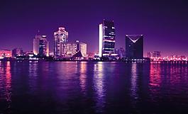 城市夜景圖片