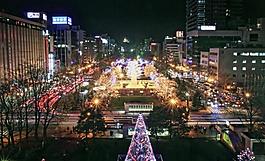 城市夜景圖片