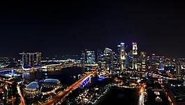 城市夜景圖片
