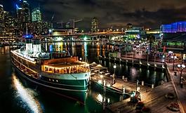 城市夜景圖片