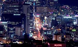 城市夜景圖片