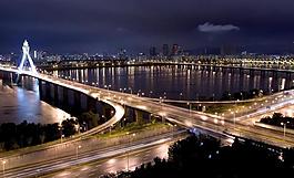 城市夜景圖片