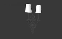 歐式壁燈模型圖片