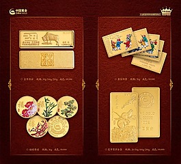 中國黃金PSD素材