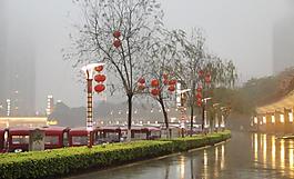 千燈湖公園一角圖片
