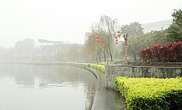 千燈湖公園一角圖片