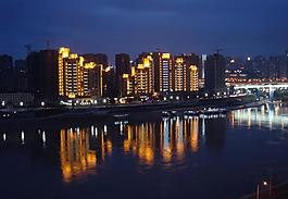 城市夜景图片