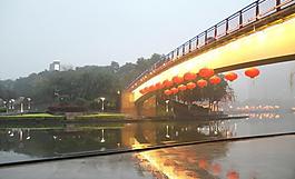 千燈湖公園一角圖片