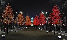 大雁塔夜景圖片