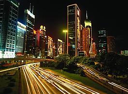 城市夜景圖片