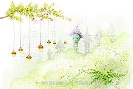 卡通吊灯图片
