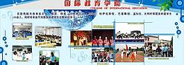 國際交流學院展板設計圖片