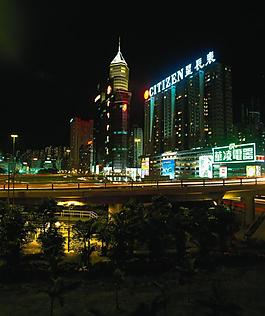 城市夜景圖片
