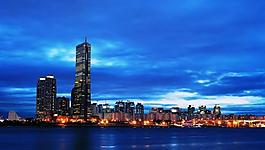 韓國 首爾 夜景圖片