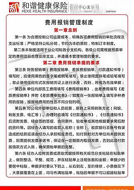 和諧保險公司 制度展板設計（內有多頁）圖片