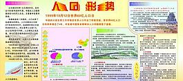 人口展板 人口形勢 計(jì)劃生育圖片