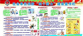 消防安全四個(gè)能力展板圖片