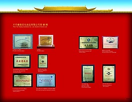 企业荣誉宣传册