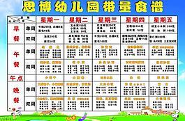 幼兒園食譜圖片