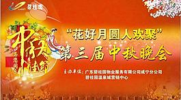 碧桂園中秋舞臺背景圖片