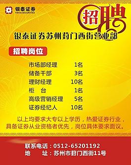 招聘海报图片
