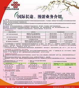 联通国际漫游介绍图片