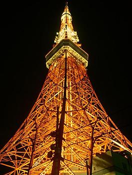 鐵塔夜景圖片